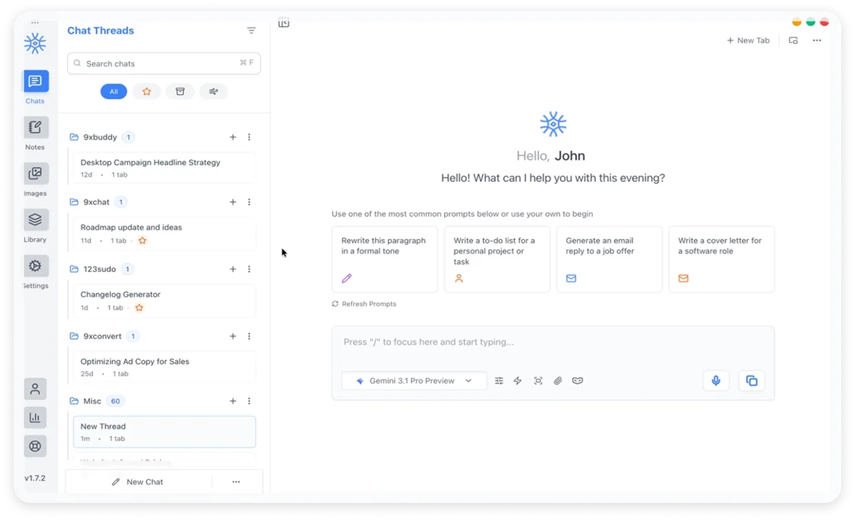 9xChat Preview