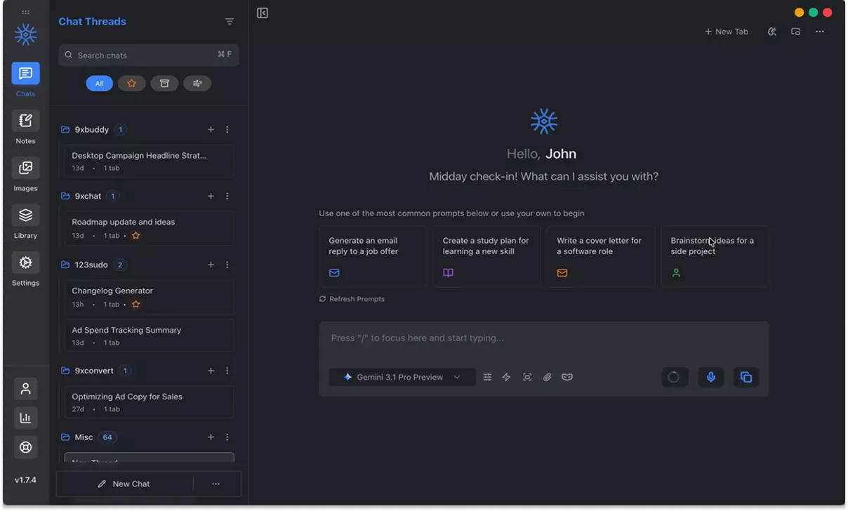 9xChat Preview